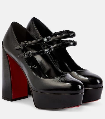 Escarpins Movida Jane 130 à plateau en cuir - Christian Louboutin - Modalova
