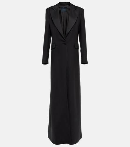 Manteau en laine et soie mélangées - Costarellos - Modalova