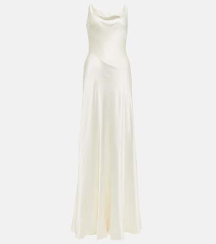 Robe longue de mariée Nadia en satin de soie - Roksanda - Modalova