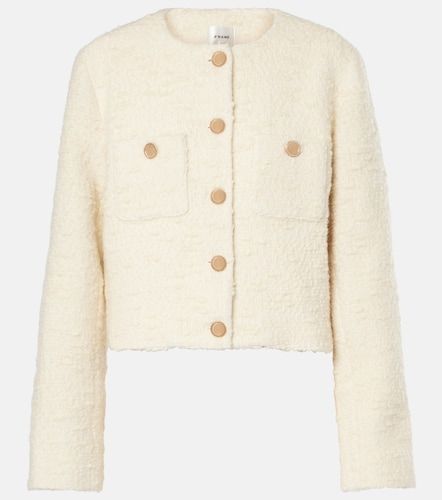 Veste courte en coton et laine - Frame - Modalova