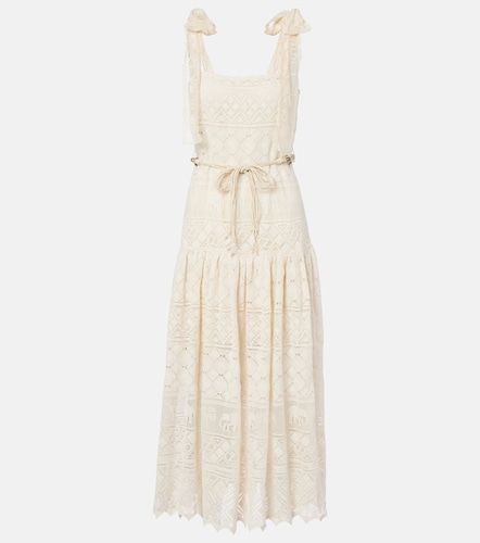 Robe midi Indra en dentelle de coton - Zimmermann - Modalova