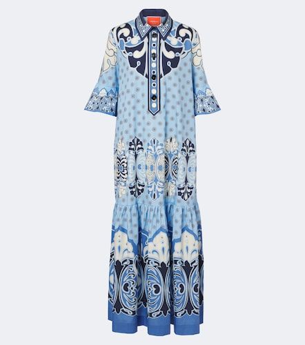 Robe longue Artemis en coton à imprimé - La DoubleJ - Modalova
