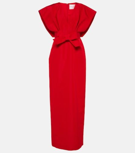 Robe longue en soie à nœud - Carolina Herrera - Modalova