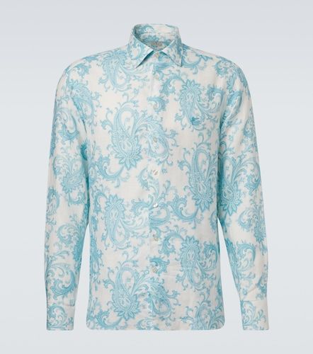 Chemise en lin à motif cachemire - Etro - Modalova