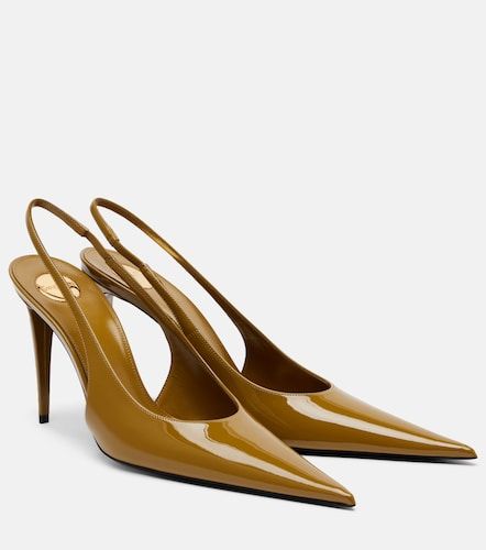 Escarpins slingback Guermantes en cuir verni - Saint Laurent - Modalova