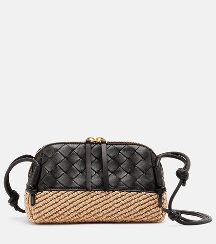 Sac Concert en cuir et raphia - Bottega Veneta - Modalova