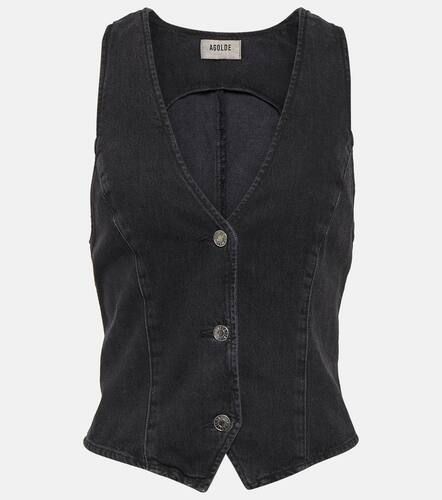 Gilet de costume Heller en jean - Agolde - Modalova