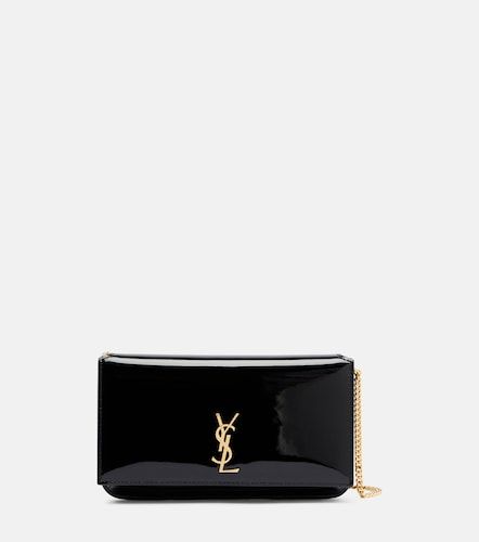 Pochette pour téléphone Cassandre en cuir - Saint Laurent - Modalova