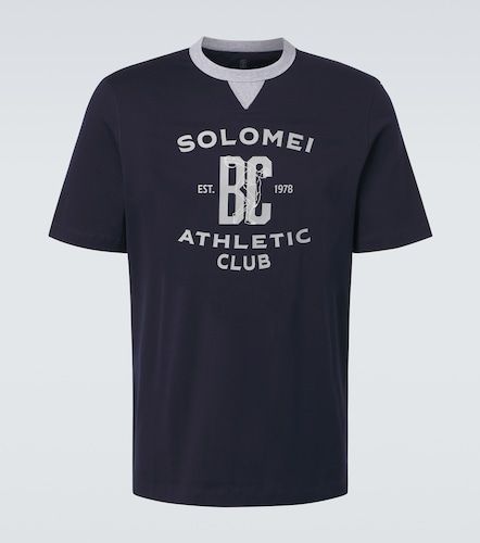 T-shirt imprimé en coton - Brunello Cucinelli - Modalova