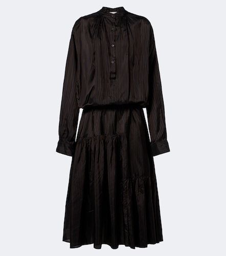 Robe midi à rayures - Dries Van Noten - Modalova