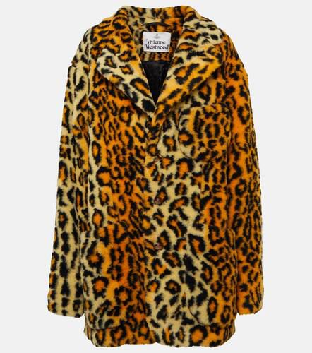 Manteau en fourrure à motif léopard - Vivienne Westwood - Modalova
