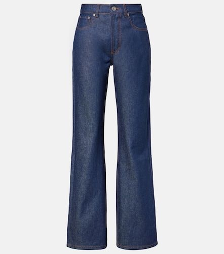 Jean droit à taille mi-haute - Ami Paris - Modalova