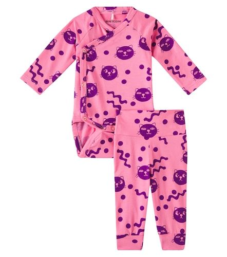 Bébé – Set body et legging Squiggly Cats - Mini Rodini - Modalova