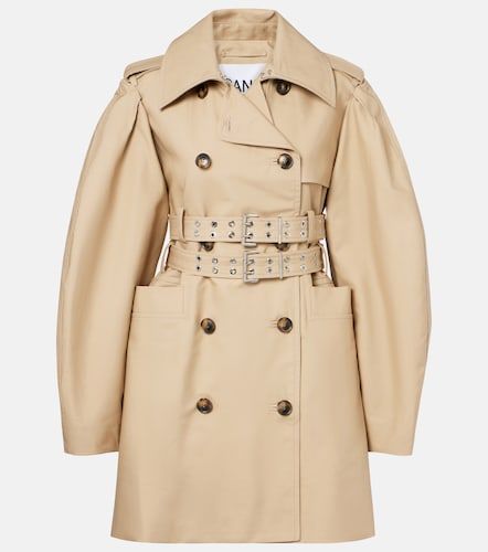 Ganni Trench-coat en coton - Ganni - Modalova