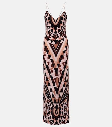 Robe longue Manuba en crêpe de Chine - Pucci - Modalova