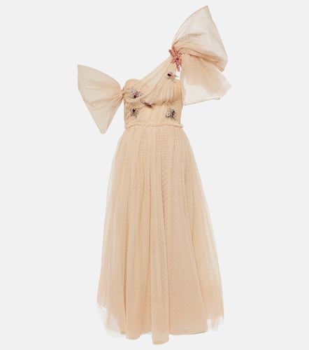 Robe longue en tulle à ornements - Erdem - Modalova