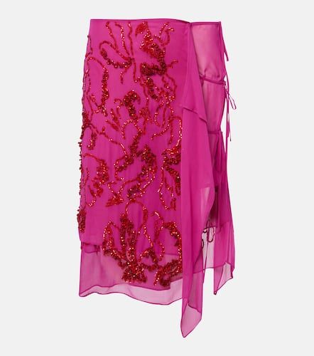 Jupe midi  sequins - Dries Van Noten - Modalova