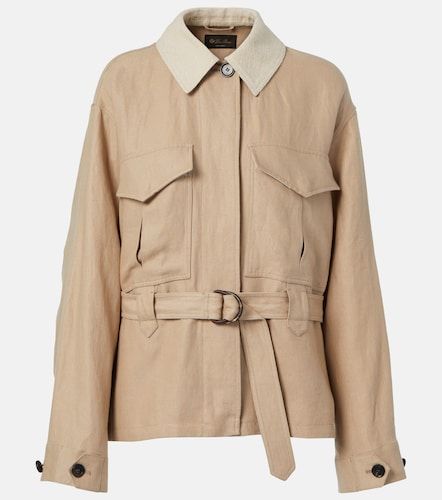 Veste Dillon en crêpe de lin - Loro Piana - Modalova