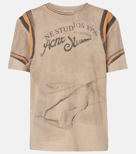 T-shirt en coton à logo - Acne Studios - Modalova