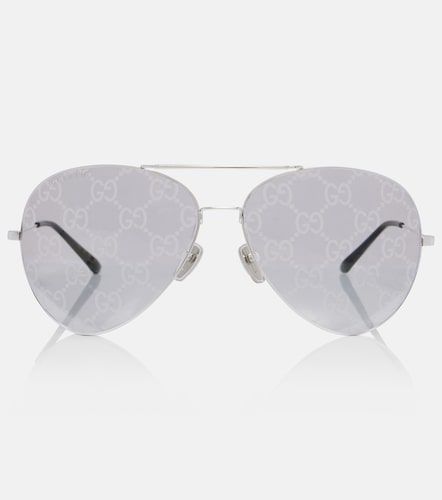 Lunettes de soleil aviateur ssima GG - Gucci - Modalova