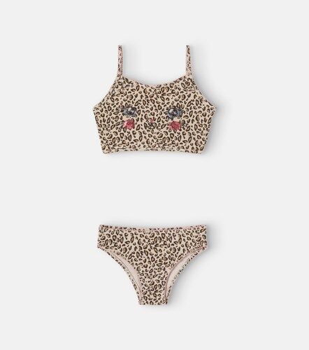 Konges Sløjd Bikini Kitty à sequins et imprimé léopard - Konges Slojd - Modalova