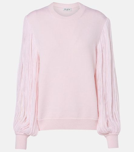 Alaïa Pull en laine à houppes - Alaia - Modalova