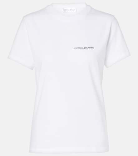 T-shirt en coton à logo - Victoria Beckham - Modalova