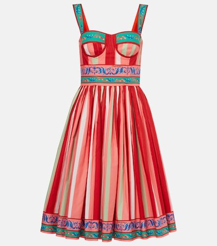 Robe Taormina rayée en coton - Dolce&Gabbana - Modalova