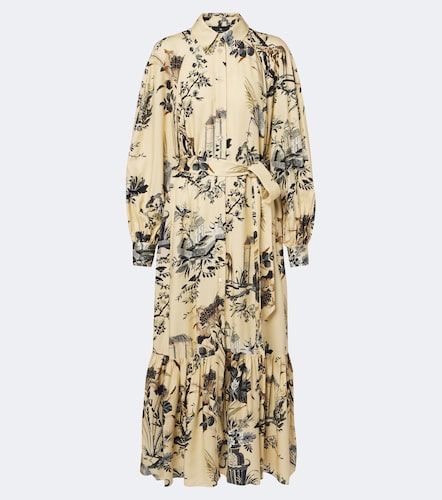 Robe longue ceinturée à imprimé - Etro - Modalova