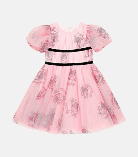 Monnalisa Robe en tulle à fleurs - Monnalisa - Modalova