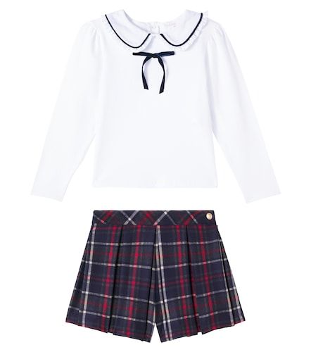 Ensemble blouse et short en coton mélangé - Patachou - Modalova