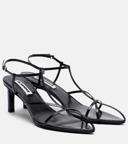 Jil Sander Sandales Cage en cuir - Jil Sander - Modalova