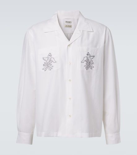 Chemise brodée en coton et soie - Bode - Modalova