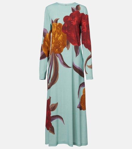 Robe midi Swing à fleurs - La DoubleJ - Modalova