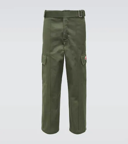 Pantalon cargo à taille mi-haute en coton - Kenzo - Modalova