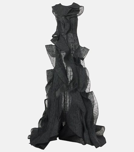 Robe longue Spiral à volants - Maticevski - Modalova