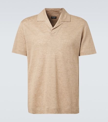Zegna Polo en lin - Zegna - Modalova