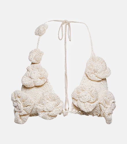 Brassière en crochet à fleurs - Magda Butrym - Modalova