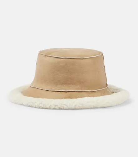 Chapeau bob réversible en shearling - Brunello Cucinelli - Modalova