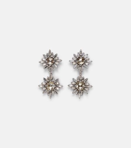 Boucles d'oreilles en or blanc 18 ct et diamants - Suzanne Kalan - Modalova