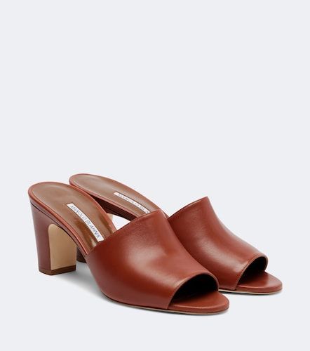Mules Rapalla en cuir - Manolo Blahnik - Modalova
