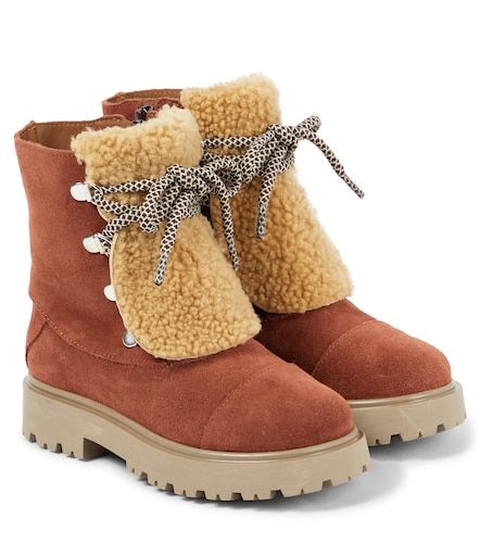 PèPè Bottes en daim et shearling synthétique - PePe - Modalova