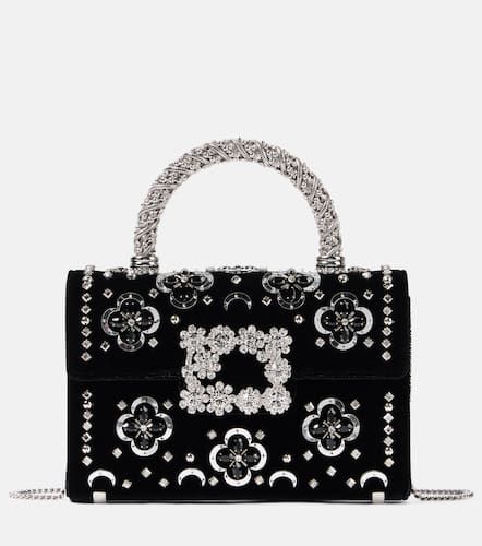 Sac Jewel Efflorescence en velours à ornements - Roger Vivier - Modalova