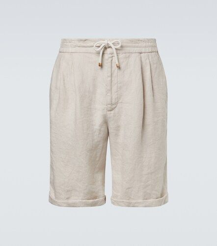Brunello Cucinelli Bermuda en lin - Brunello Cucinelli - Modalova