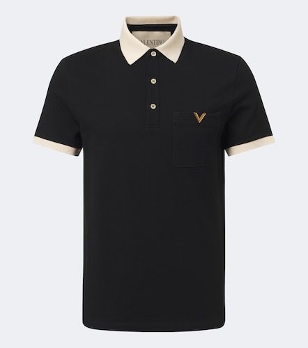 Valentino Polo VGold en coton - Valentino - Modalova