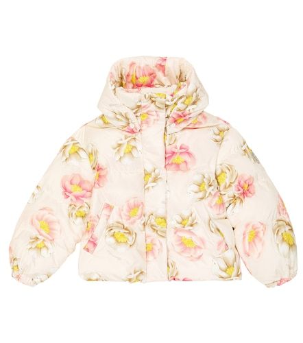 Veste matelassée à fleurs - Monnalisa - Modalova