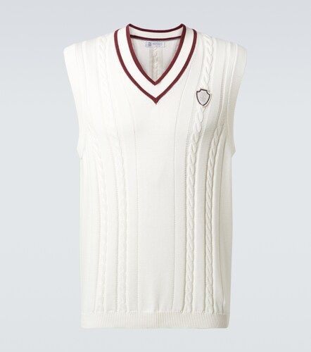 Pull sans manches en coton - Brunello Cucinelli - Modalova