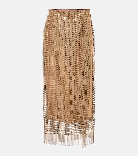 Jupe portefeuille à ornements - Roberto Cavalli - Modalova