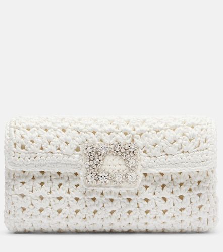 Pochette Jeu De Fille à effet raphia - Roger Vivier - Modalova