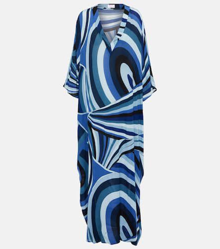 Pucci Robe longue Iride imprimée - Pucci - Modalova